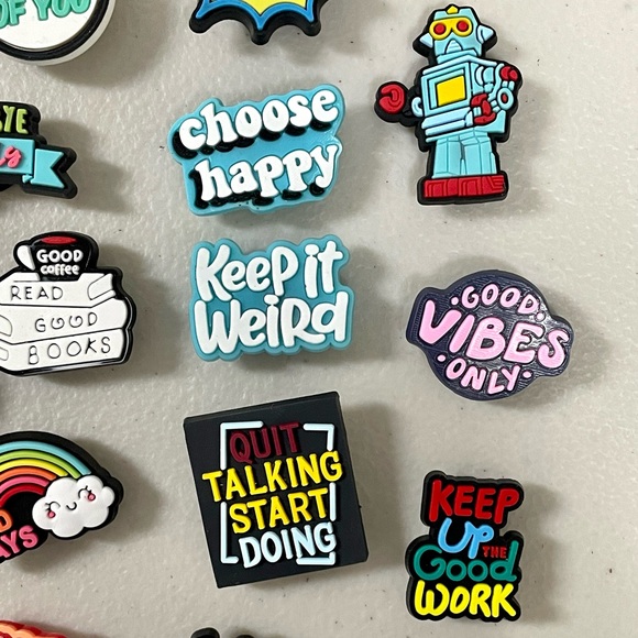 Motivational Words Shoe Charms for Crocs - Picture 4 of 7